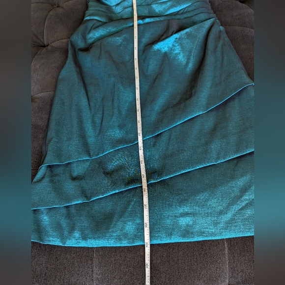 💙 CINDY 💙 Shimmery Satin Party Dress - Picture 8 of 11